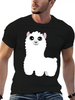 #cute Llama Classic Crew Neck Graphic Tee – Everyday Minimal Look