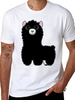 #cute Llama Classic Crew Neck Graphic Tee – Everyday Minimal Look