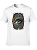 "Eyes On You: Mystical Eye Design" Classic Fit Graphic Tee For Daily Comfort – Unisex Cotton Shirt