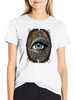 "Eyes On You: Mystical Eye Design" Classic Fit Graphic Tee For Daily Comfort – Unisex Cotton Shirt