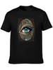 "Eyes On You: Mystical Eye Design" Classic Fit Graphic Tee For Daily Comfort – Unisex Cotton Shirt