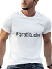 #gratitude Thankfulness Gratitude Gift Idea Classic Crew Neck Graphic Tee – Everyday Minimal Look