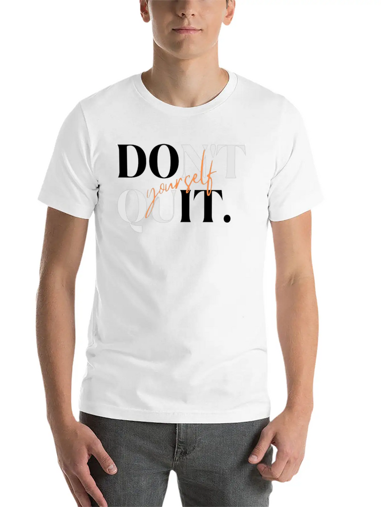 "Persist And Prevail: Embrace Your Journey" Unisex Short Sleeve Soft Cotton T-Shirt – Casual Everyday Wear