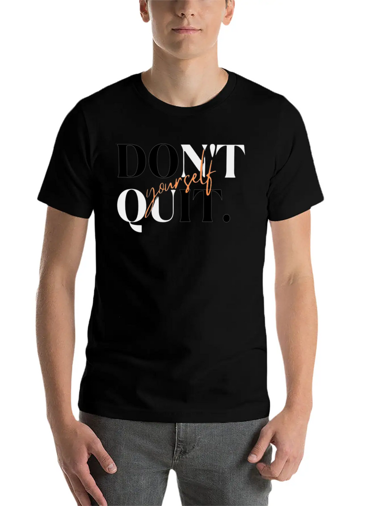 "Persist And Prevail: Embrace Your Journey" Unisex Short Sleeve Soft Cotton T-Shirt – Casual Everyday Wear